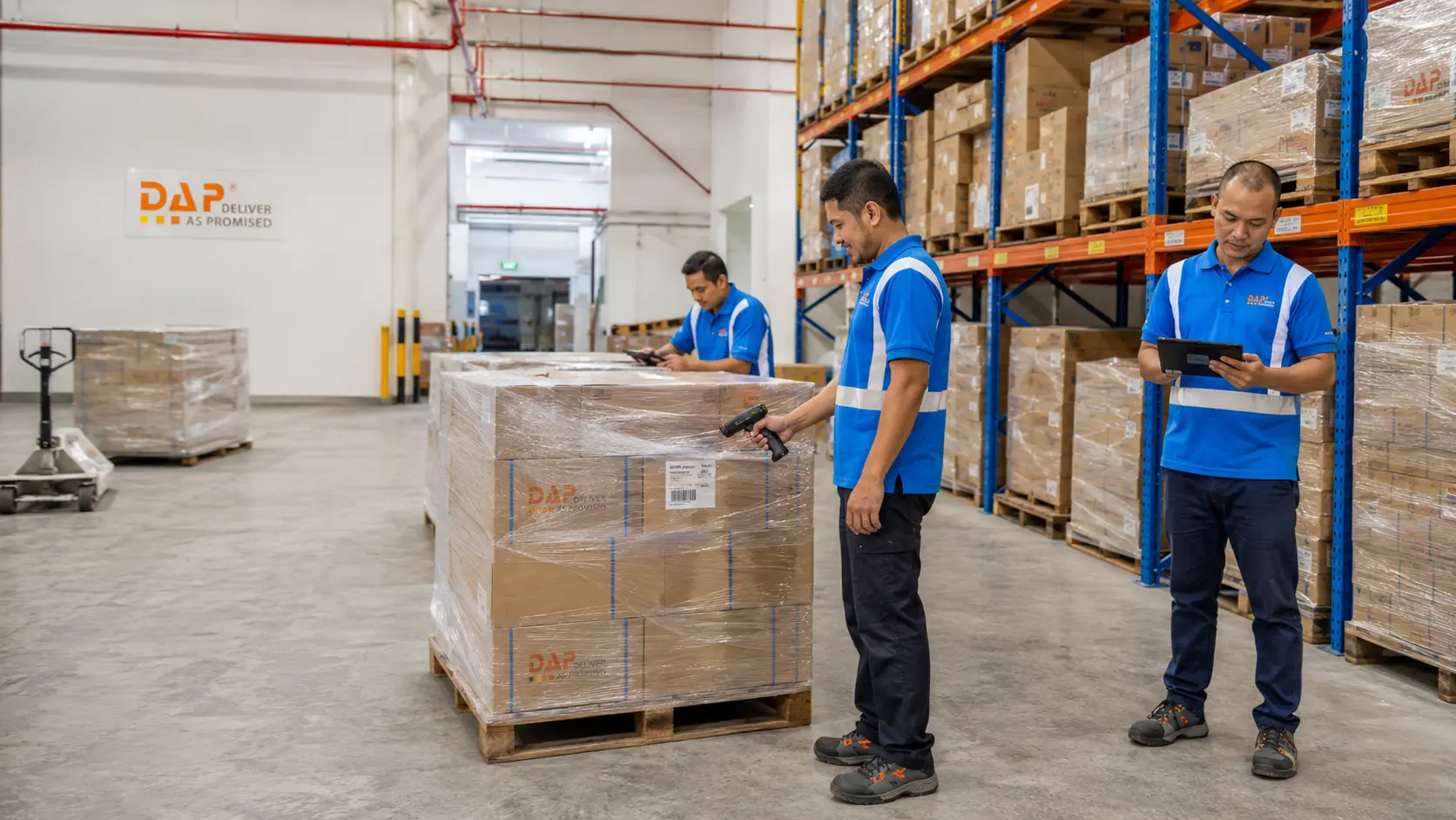 Warehouse inventory operations at DAP Asia Pacific